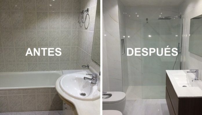 El Antes y Después de Reformar un Baño